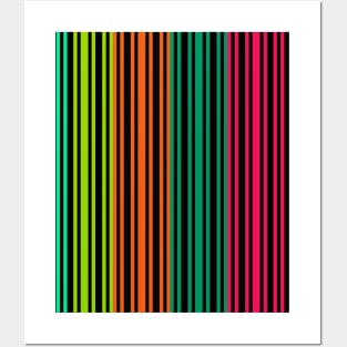 Color Stripes | Racing Track Pattern Posters and Art